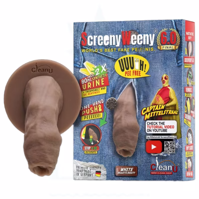 Fake Penis Screeny Weeny 6.0 - Hvid / Mulat