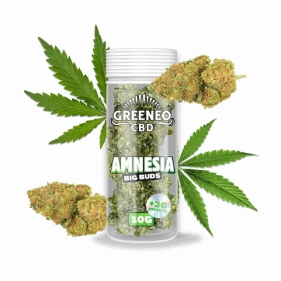 Greeneo Amnesia Big Buds CBD-blomst 13% (13g)