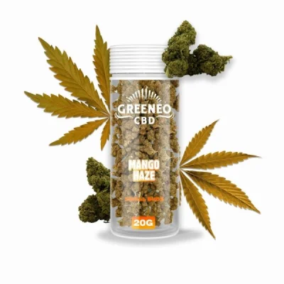 Greeneo Mango Haze CBD-blomst 11% (20g)