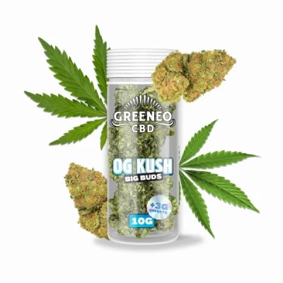 Greeneo OG Kush Big Buds CBD-blomst 11% (13g)