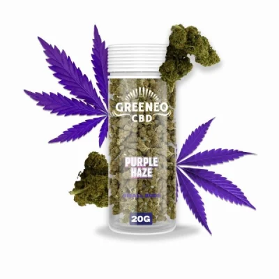 Greeneo Purple Haze CBD-blomst 6% (20g)