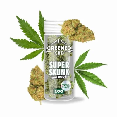 Greeneo Super Skunk Big Buds CBD-blomst 11% (13g)